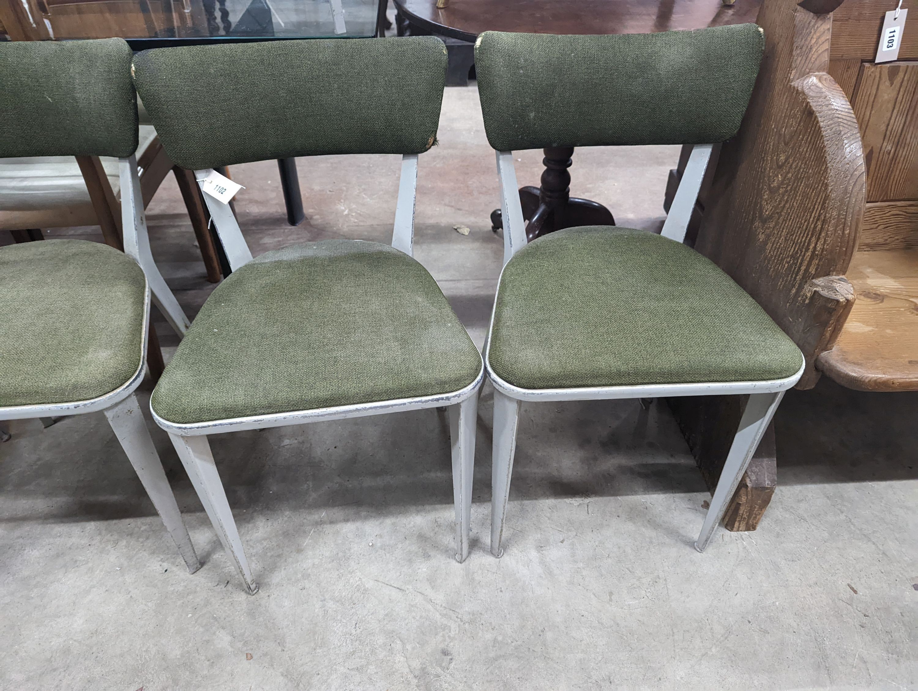 A set of six Ernest Race BA23 chairs